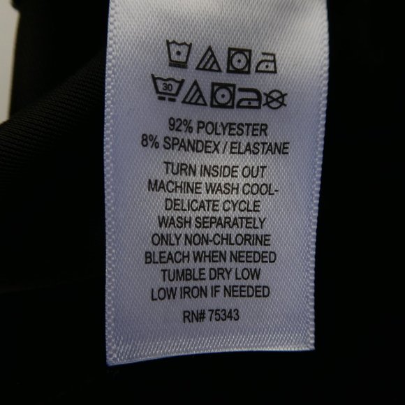 VeLVeT Rachel Zoe Palazzo Pants Black Pockets Elastic Wide Leg Stretchy High L - Picture 9 of 9